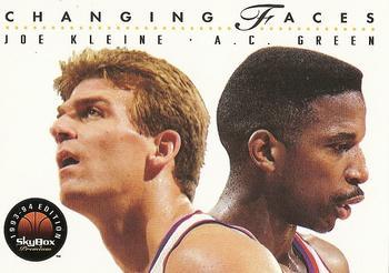 #312 Joe Kleine / A.C. Green - Phoenix Suns - 1993-94 SkyBox Premium Basketball