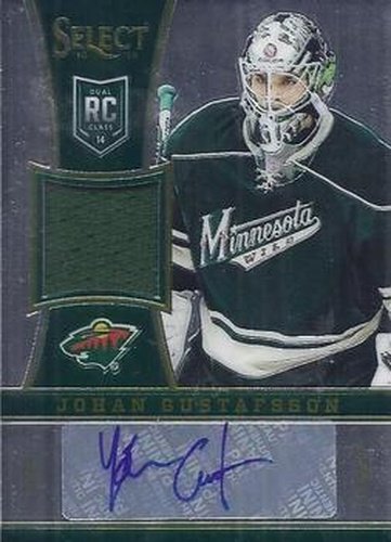 #312 Johan Gustafsson - Minnesota Wild - 2013-14 Panini Select Hockey