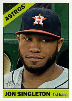 #312 Jon Singleton - Houston Astros - 2015 Topps Heritage Baseball