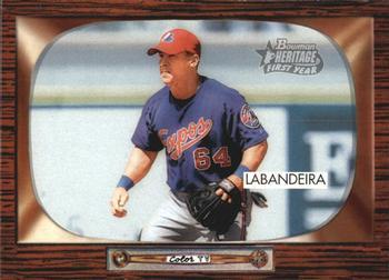 #312 Josh Labandeira - Montreal Expos - 2004 Bowman Heritage Baseball