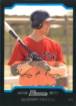 #312 Kenny Perez - Boston Red Sox - 2004 Bowman Baseball