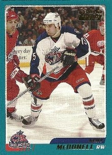 #312 Kent McDonell - Columbus Blue Jackets - 2003-04 O-Pee-Chee Hockey