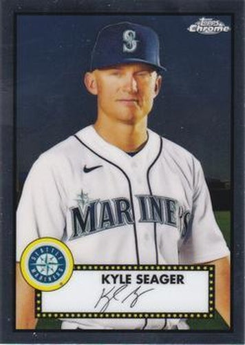 #312 Kyle Seager - Seattle Mariners - 2021 Topps Chrome Platinum Anniversary Baseball