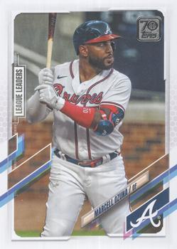 #312 Marcell Ozuna - Atlanta Braves - 2021 Topps Baseball