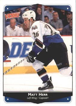 #312 Matt Herr - Washington Capitals - 1999-00 Upper Deck Victory Hockey
