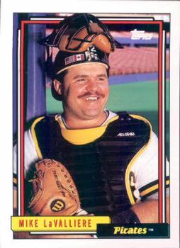 #312 Mike LaValliere - Pittsburgh Pirates - 1992 Topps Baseball