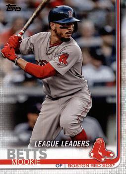#312 Mookie Betts - Boston Red Sox - 2019 Topps Baseball