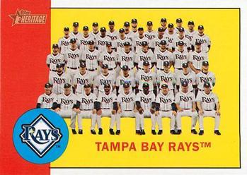 #312 Tampa Bay Rays - Tampa Bay Rays - 2012 Topps Heritage Baseball