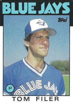#312 Tom Filer - Toronto Blue Jays - 1986 Topps Baseball