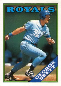 #312 George Brett - Kansas City Royals - 1988 O-Pee-Chee Baseball