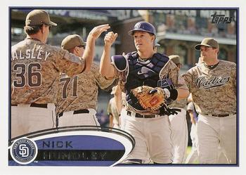 #312 Nick Hundley - San Diego Padres - 2012 Topps Baseball