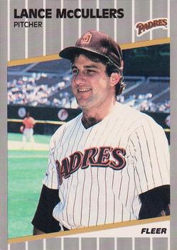 #312 Lance McCullers - San Diego Padres - 1989 Fleer Baseball