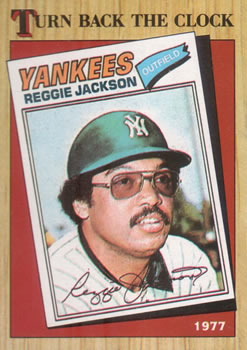 #312 Reggie Jackson - New York Yankees - 1987 Topps Baseball