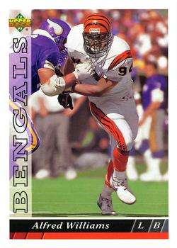 #312 Alfred Williams - Cincinnati Bengals - 1993 Upper Deck Football
