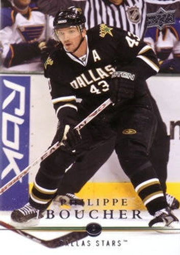 #312 Philippe Boucher - Dallas Stars - 2008-09 Upper Deck Hockey