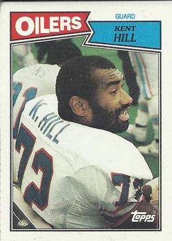#312 Kent Hill - Houston Oilers - 1987 Topps Football