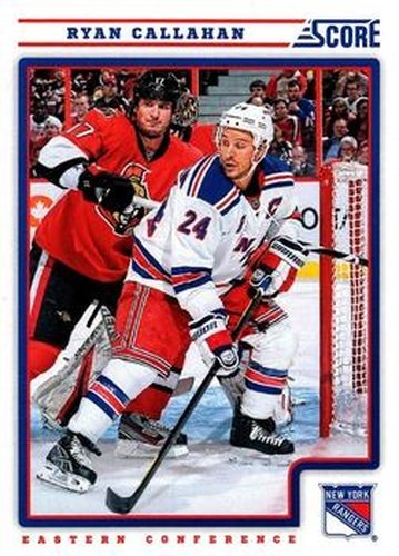 #312 Ryan Callahan - New York Rangers - 2012-13 Score Hockey