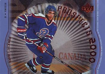 #312 Barret Jackman - Regina Pats - 1999-00 Upper Deck Hockey