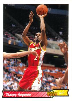 #312 Stacey Augmon - Atlanta Hawks - 1992-93 Upper Deck Basketball