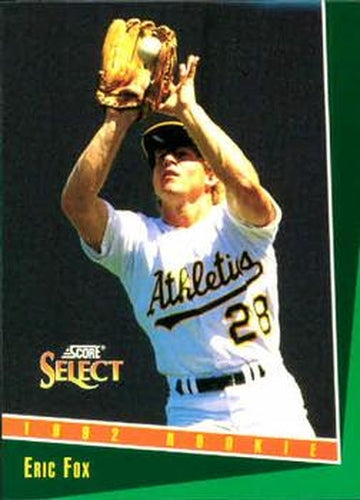 #313 Eric Fox - Oakland Athletics - 1993 Select Baseball