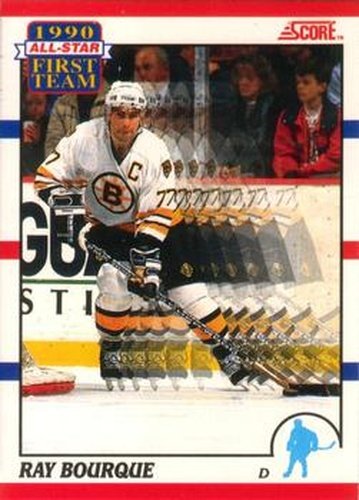 #313 Ray Bourque - Boston Bruins - 1990-91 Score Canadian Hockey