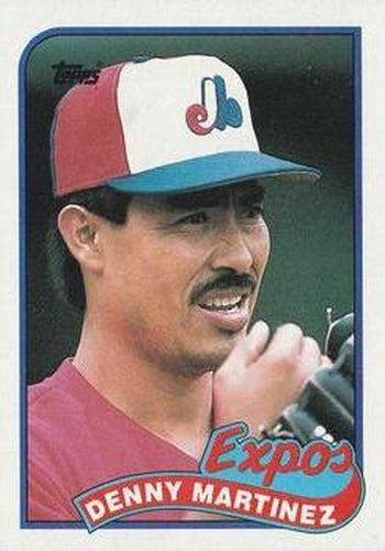 #313 Denny Martinez - Montreal Expos - 1989 Topps Baseball