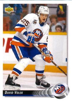 #313 David Volek - New York Islanders - 1992-93 Upper Deck Hockey