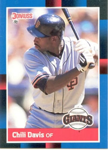 #313 Chili Davis - San Francisco Giants - 1988 Donruss Baseball