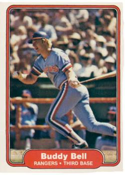 #313 Buddy Bell - Texas Rangers - 1982 Fleer Baseball