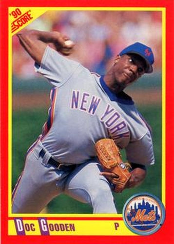#313 Doc Gooden - New York Mets - 1990 Score Baseball
