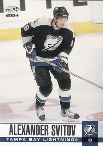 #313 Alexander Svitov - Tampa Bay Lightning - 2003-04 Pacific Hockey