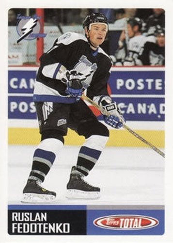 #313 Ruslan Fedotenko - Tampa Bay Lightning - 2002-03 Topps Total Hockey