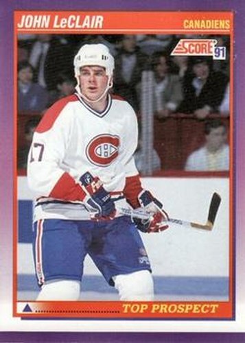 #313 John LeClair - Montreal Canadiens - 1991-92 Score American Hockey