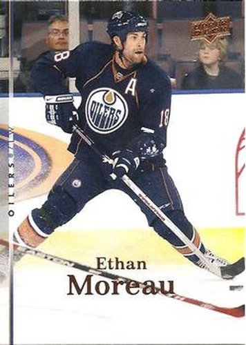 #313 Ethan Moreau - Edmonton Oilers - 2007-08 Upper Deck Hockey