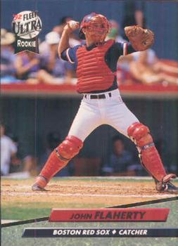 #313 John Flaherty - Boston Red Sox - 1992 Ultra Baseball