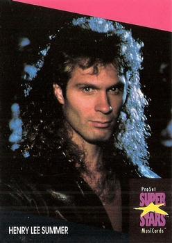 #313 Henry Lee Summer - 1991 Pro Set SuperStars MusiCards