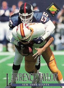 #313 Lawrence Taylor - New York Giants - 1994 Pro Line Live Football