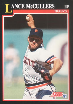 #313 Lance McCullers - Detroit Tigers - 1991 Score Baseball