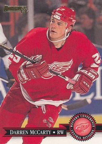 #313 Darren McCarty - Detroit Red Wings - 1995-96 Donruss Hockey
