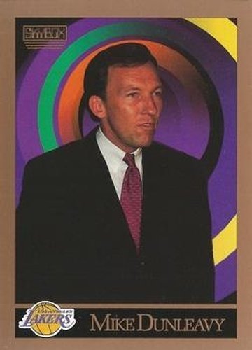 #313 Mike Dunleavy Sr. - Los Angeles Lakers - 1990-91 SkyBox Basketball