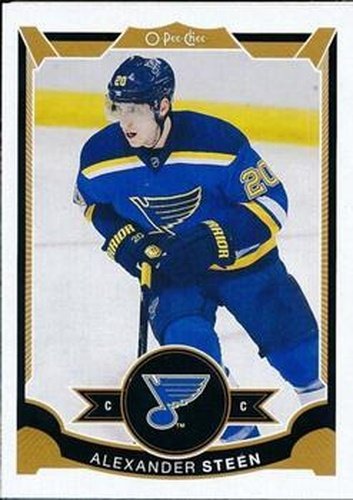 #313 Alexander Steen - St. Louis Blues - 2015-16 O-Pee-Chee Hockey