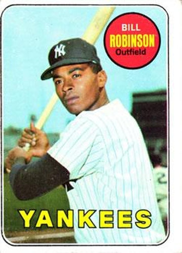 #313 Bill Robinson - New York Yankees - 1969 Topps Baseball
