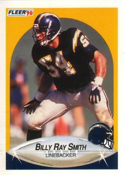 #313 Billy Ray Smith - San Diego Chargers - 1990 Fleer Football