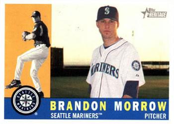 #313 Brandon Morrow - Seattle Mariners - 2009 Topps Heritage Baseball