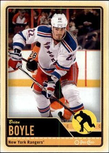 #313 Brian Boyle - New York Rangers - 2012-13 O-Pee-Chee Hockey