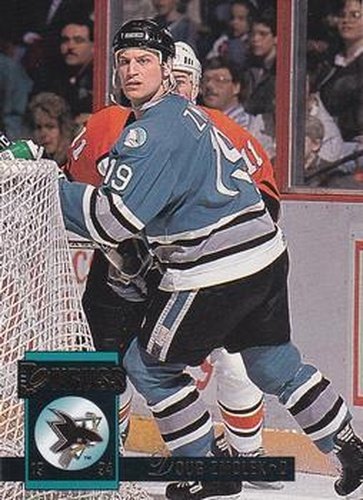 #313 Doug Zmolek - San Jose Sharks - 1993-94 Donruss Hockey