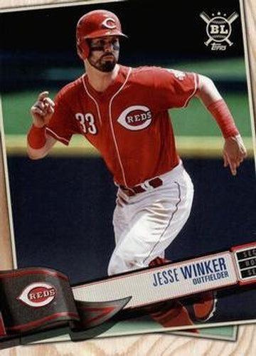 #313 Jesse Winker - Cincinnati Reds - 2019 Topps Big League Baseball