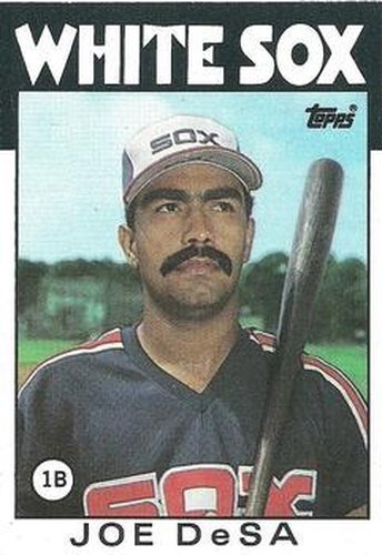 #313 Joe DeSa - Chicago White Sox - 1986 Topps Baseball