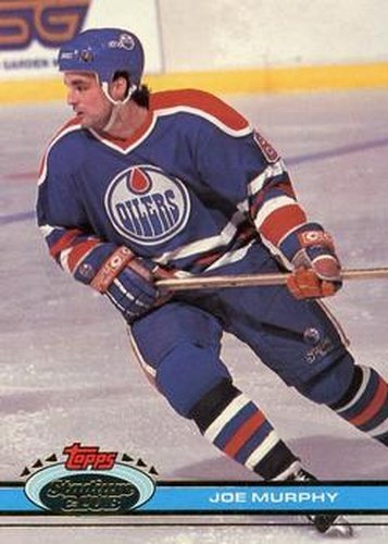 #313 Joe Murphy - Edmonton Oilers - 1991-92 Stadium Club Hockey