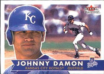 #313 Johnny Damon - Kansas City Royals - 2001 Fleer Tradition Baseball